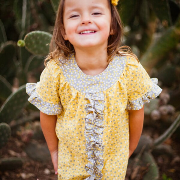 INSTANT DOWNLOAD- Bailey Dress (Sizes 12/18 months to Size 8) PDF Sewing Pattern and Tutorial