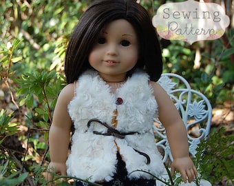 INSTANT DOWNLOAD- Coco Doll Vest PDF Sewing Pattern and Tutorial