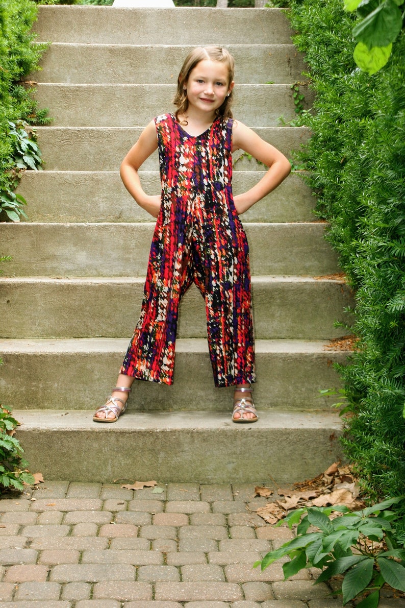 INSTANT DOWNLOAD Michelle Girl's Romper PDF Sewing Pattern & Tutorial image 4