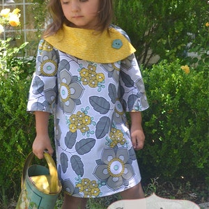 INSTANT DOWNLOAD- Rachel Dress (Size 12/18 months to Size 8) PDF Sewing Pattern and Tutorial