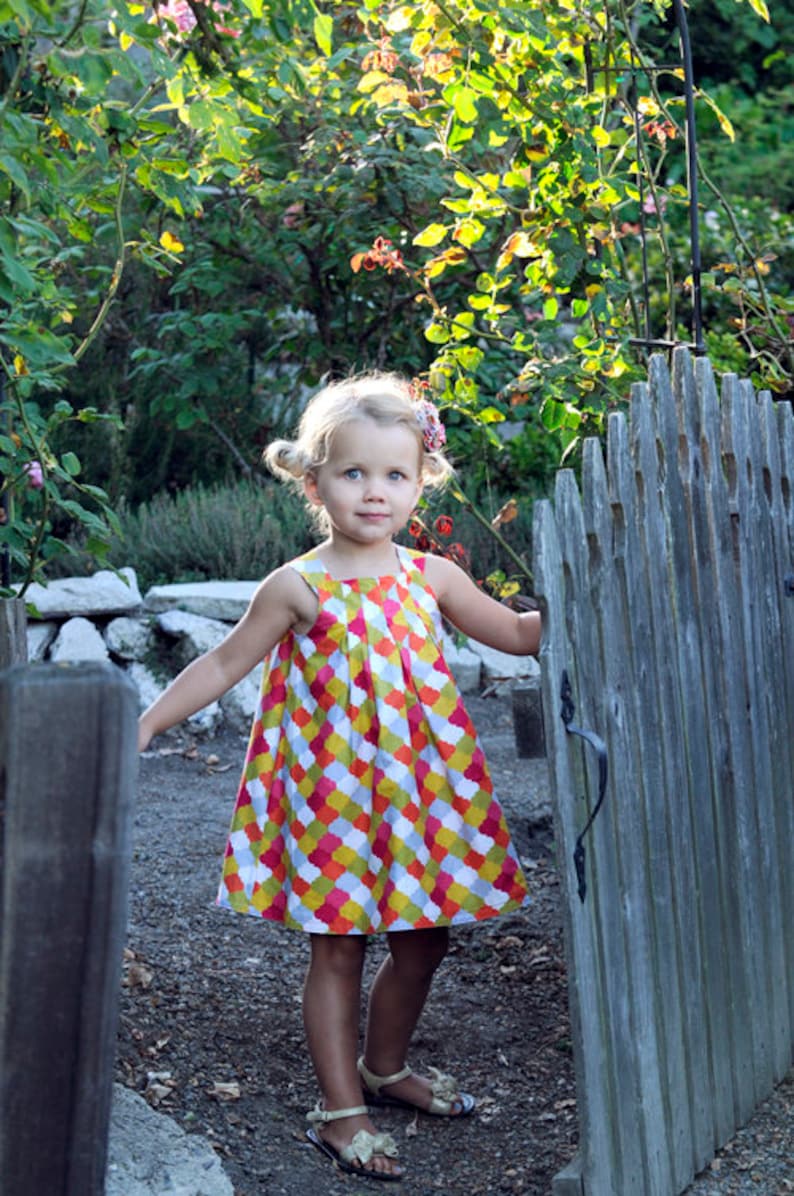 INSTANT DOWNLOAD Harper Reversible Dress Sizes 6/12 months to 6 PDF Sewing Pattern and Tutorial image 3