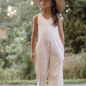 INSTANT DOWNLOAD Michelle Girl's Romper PDF Sewing Pattern & Tutorial image 2