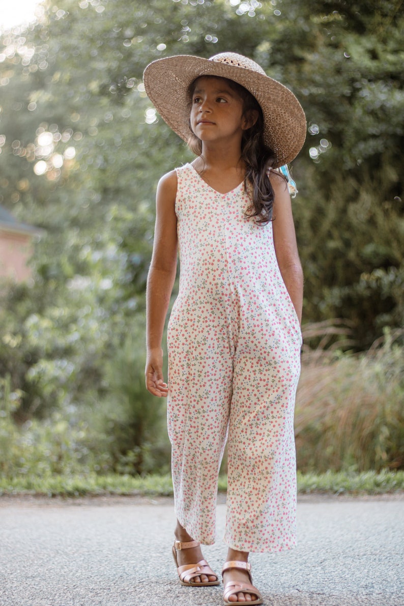 INSTANT DOWNLOAD Michelle Girl's Romper PDF Sewing Pattern & Tutorial image 2