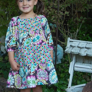 INSTANT DOWNLOAD Jessi Dress Sizes 6/12 months to 10 PDF Sewing Pattern and Tutorial image 4