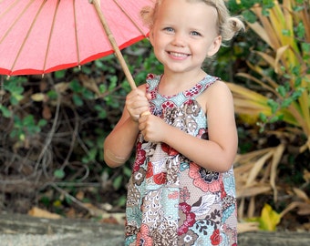 INSTANT DOWNLOAD- Abby Dress PDF Sewing Pattern and Tutorial- Size 12/18 to Size 8