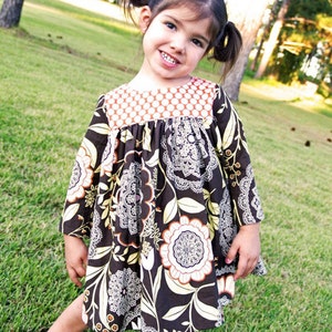 INSTANT DOWNLOAD Emory Dress sizes 12 /18 months to 10 PDF Sewing Pattern and Tutorial image 3