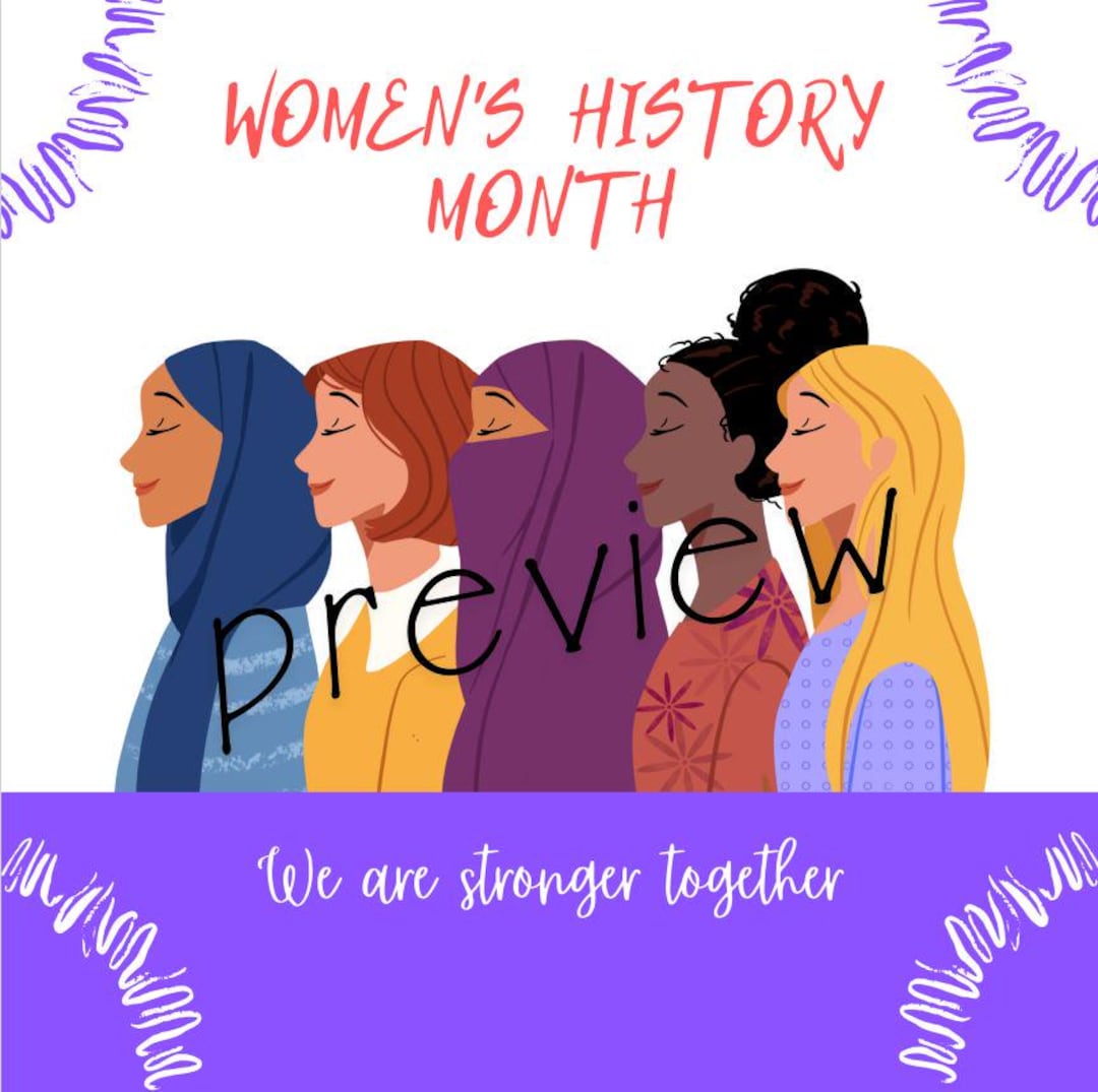 Women's History Month Display - Etsy