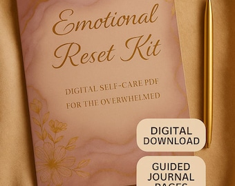 Emotional Reset Kit: Self-Care Journal for Women (Printable PDF)