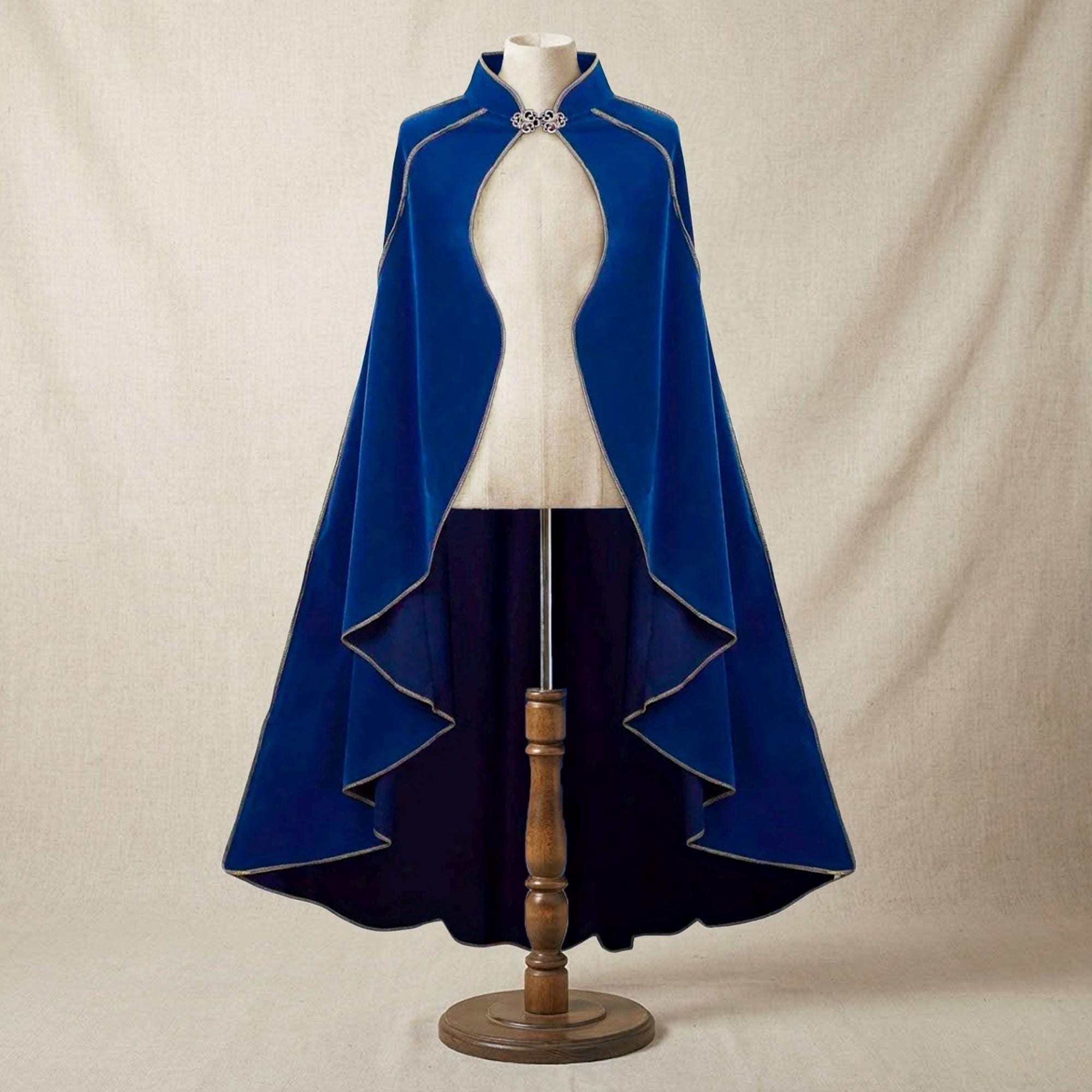 Renaissance cape met capuchon, middeleeuwse mantel Hobbit