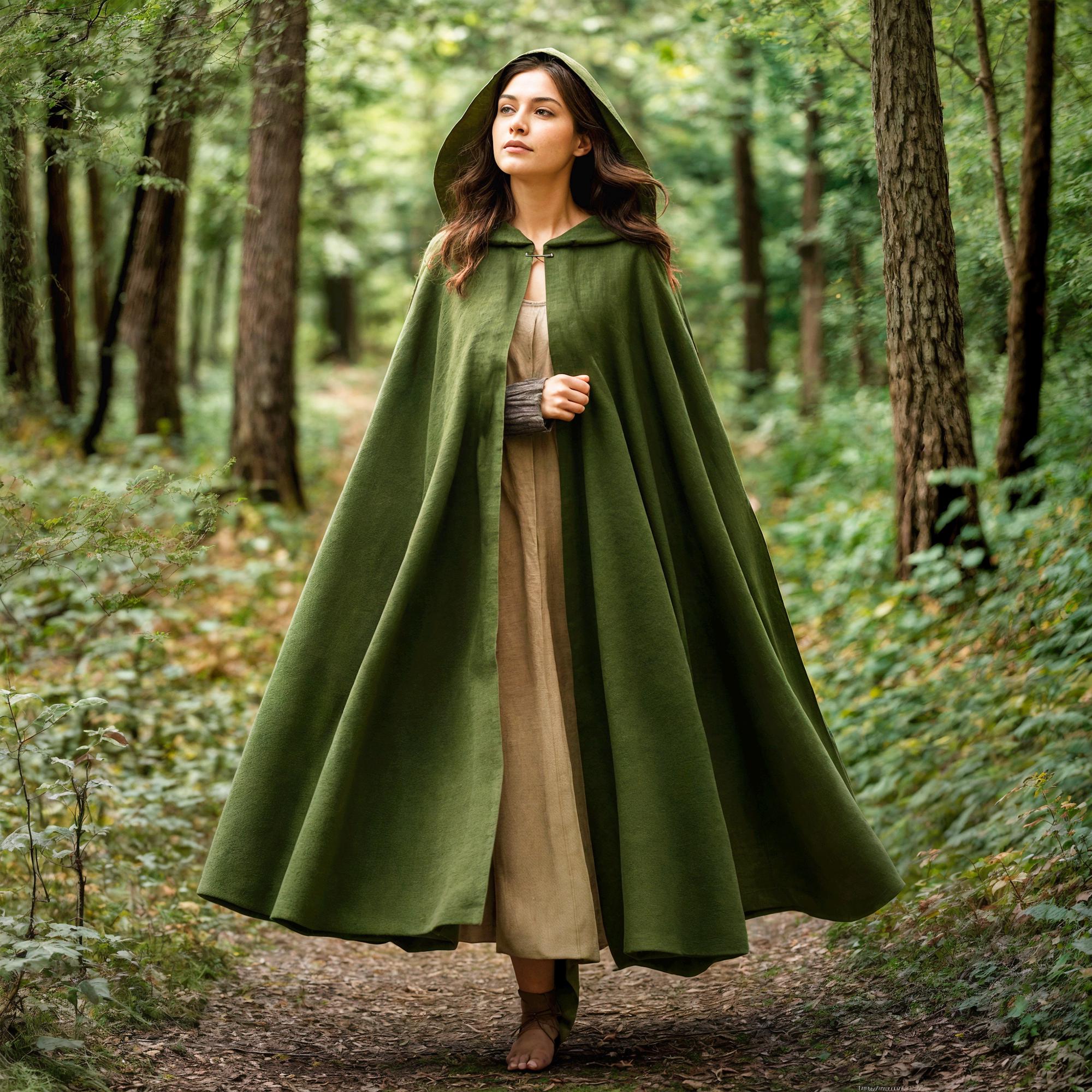 Green leaf pattern cloak（ロングマント） Green leaf pattern cloak（ロングマント）