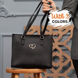 Frauen Lässige Tragetasche I Hobo Schultertasche I Tragetasche mit Lederband I Ledertasche mit Reißverschluss I Veganes Ledertasche I Leder Umhängetasche