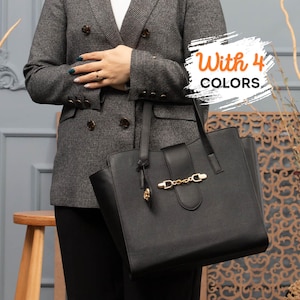 Leather Tote Bag for Women I Leather Sling Bag Shoulder Bag I Leather Handbags Top Handle Bag I Working Bag I Shopping Bag I Birthday Gift