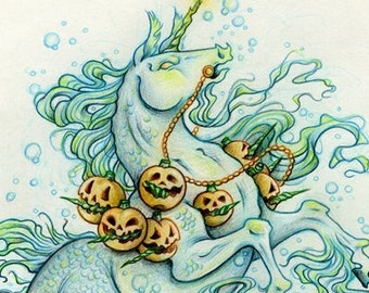 Open Edition Print: The Hallowcorn- Convention Exclusive Print -  Open Edition  Art Print by Heather R. Hitchman