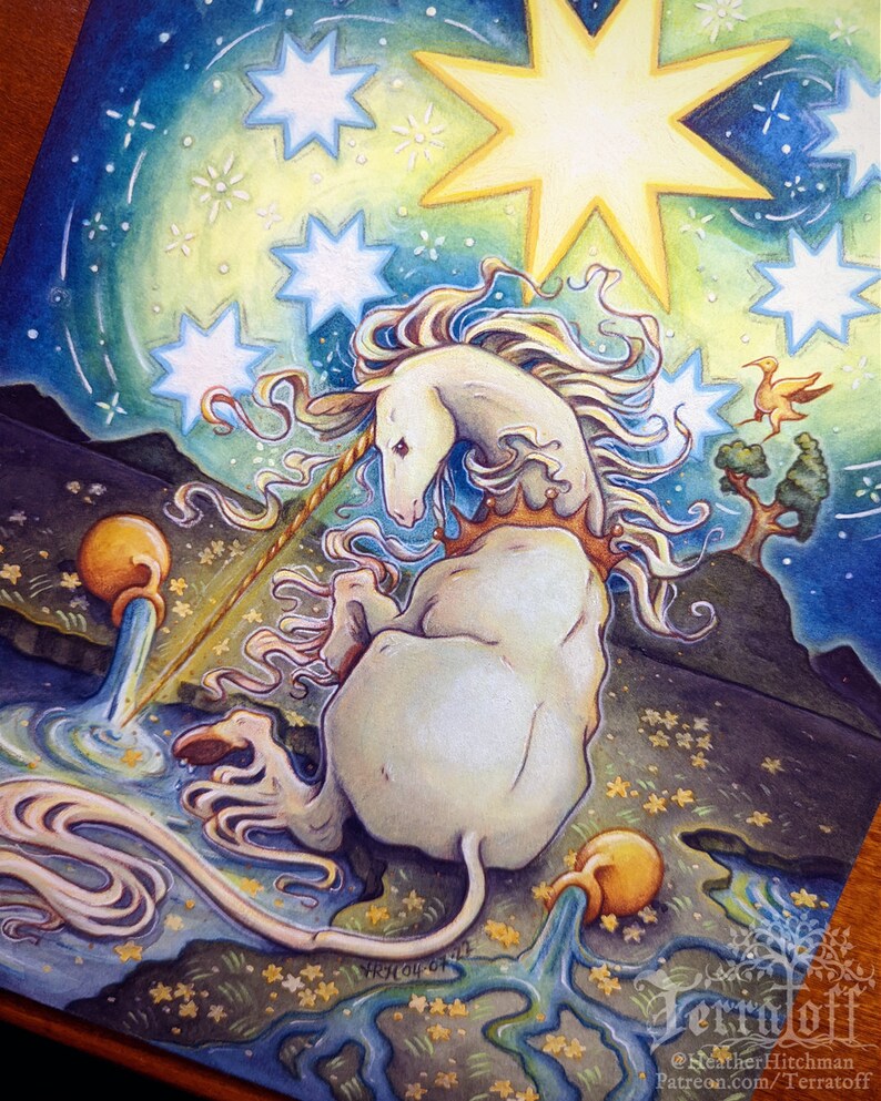 Open Edition Print: The Star Unicorn Convention Exclusive Print Open Edition Art Print by Heather R. Hitchman image 2