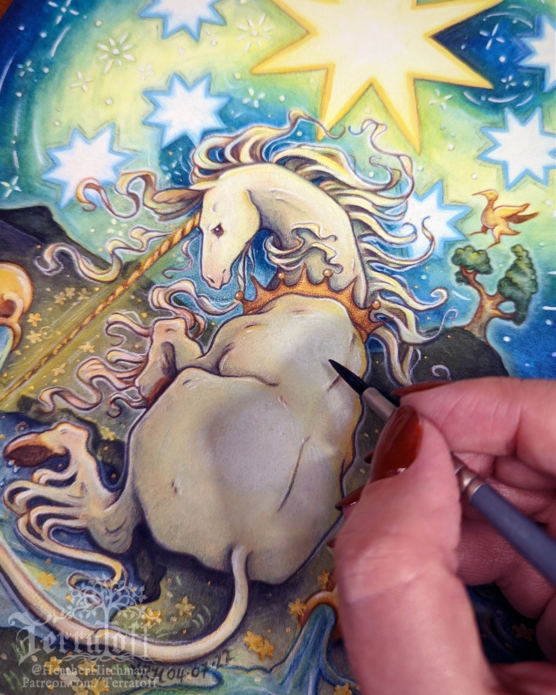 Open Edition Print: The Star Unicorn Convention Exclusive Print Open Edition Art Print by Heather R. Hitchman image 4