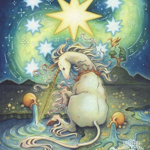 Open Edition Print: The Star Unicorn Convention Exclusive Print Open Edition Art Print by Heather R. Hitchman image 1