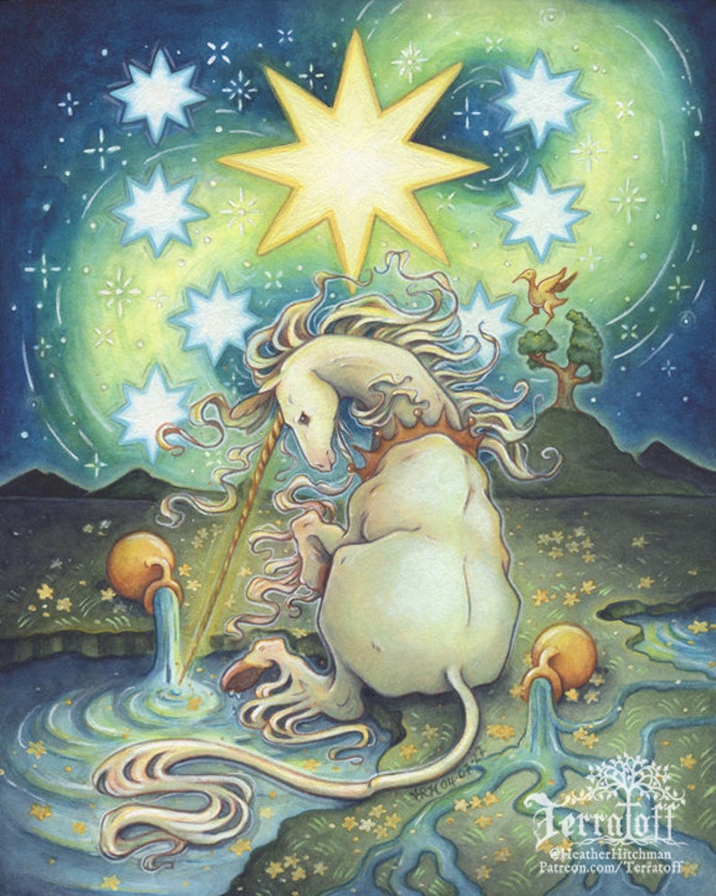 Open Edition Print: The Star Unicorn Convention Exclusive Print Open Edition Art Print by Heather R. Hitchman image 1