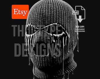 Drippings Ski Mask Png - Gangsta Png - Streetwear Png - Gangster Ski Mask Png - The Drip Png - Hustle - Png - Hustle Gangster - Grunge Png