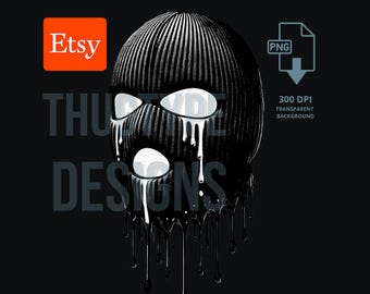 Drippings Ski Mask Png - Gangsta Png - Streetwear Png - Gangster Ski Mask Png - The Drip Png - Hustle - Png - Hustle Gangster - Grunge Png