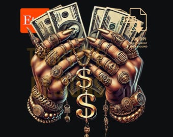 Female Hands Holding Money PNG Money Stack Clip art Getting money quotes Money Hustler Sublimation Cute Fingernails Manicure Money