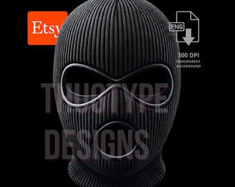 Black Ski Mask Png - Gangsta Themed Png - Womans Ski Mask Png - Girl Ski Mask Png  - Savage Png - Gangsta Png - Black Aesthetic - Grunge Png