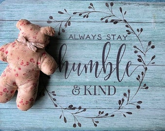 Vintage Floral Bear Stuffie, Handmade Fabric Bear