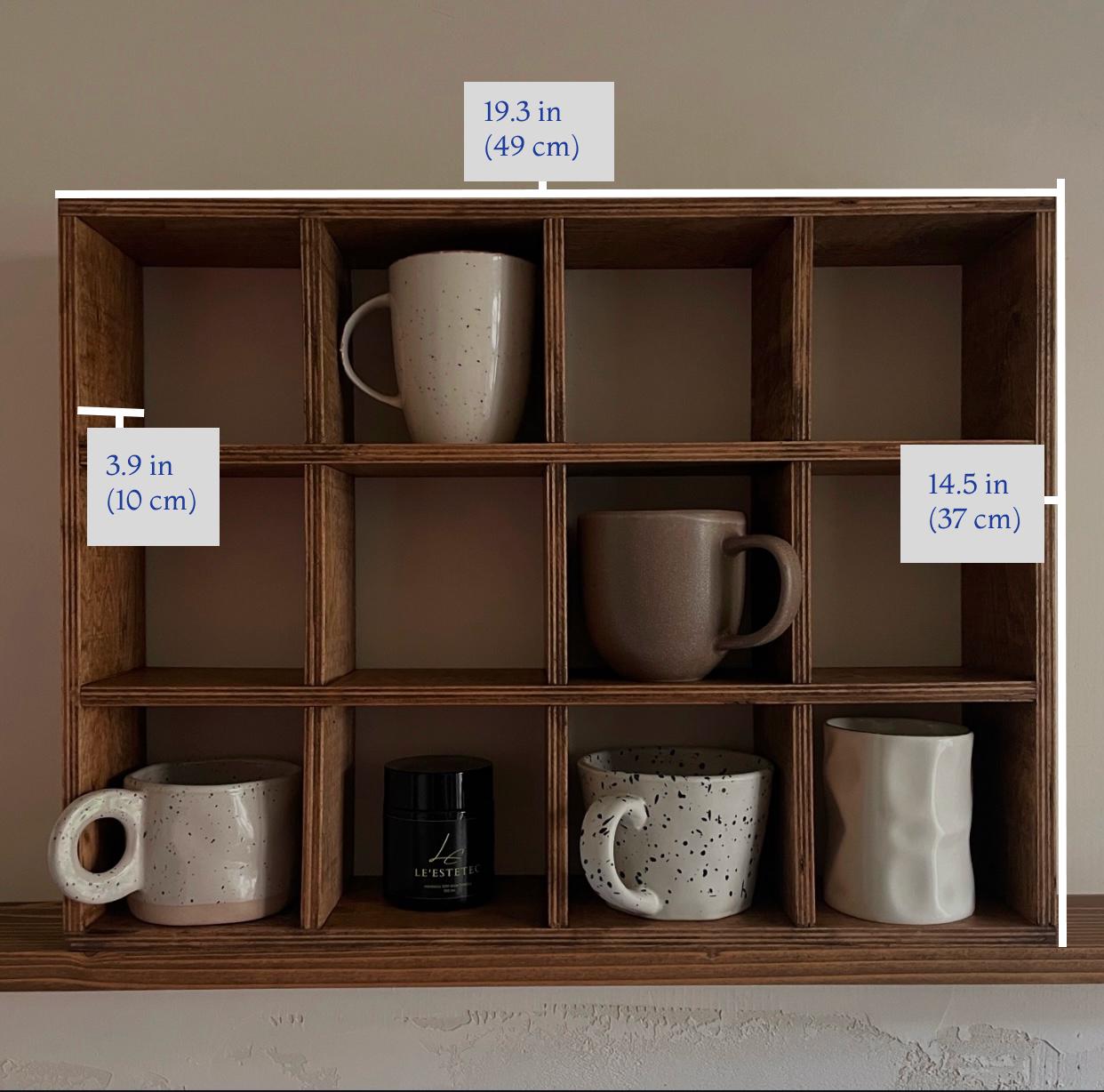 マグカップ収納棚　木製 楽天市場】多目的収納ラック マグカップ収納 茶器収納 湯呑み収納