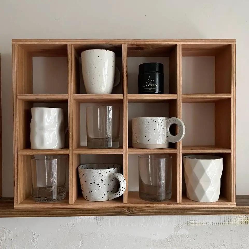 マグカップ収納棚　木製 楽天市場】多目的収納ラック マグカップ収納 茶器収納 湯呑み収納