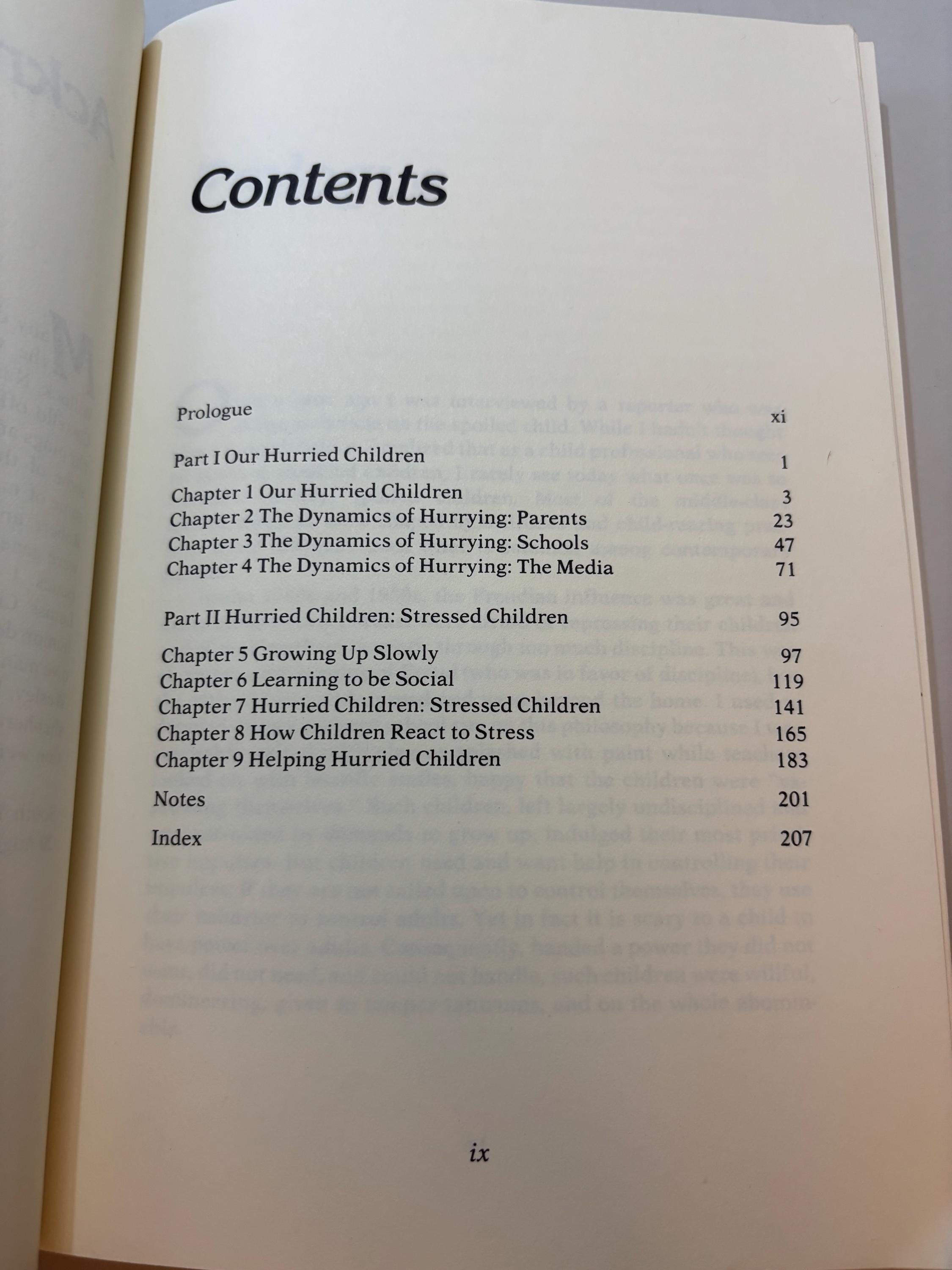 Vintage 1982 The Hurried Child by David Elkind – Fourth Printing Hardcover Psychology Book – Child Development & Stress - Thumbnail 6