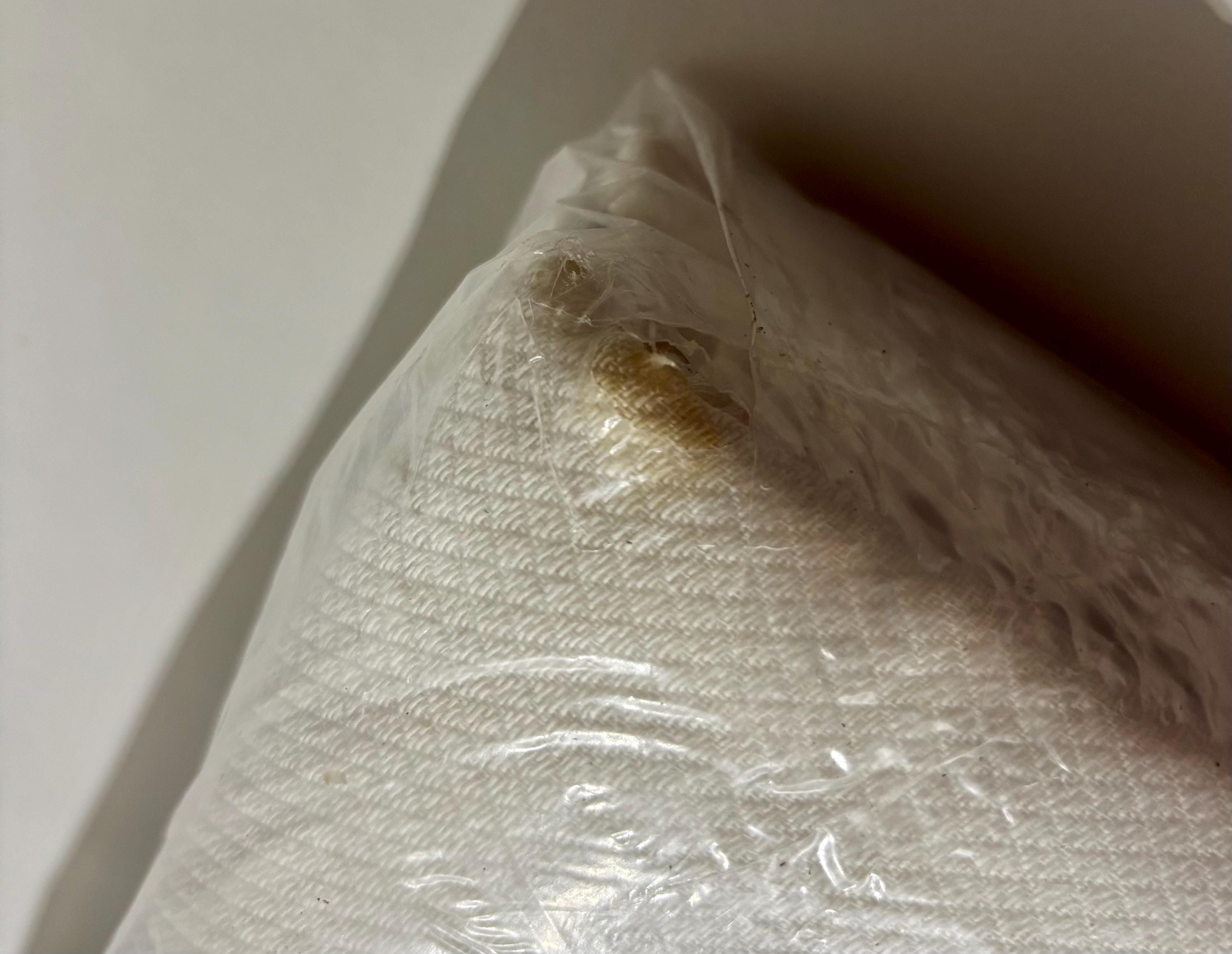 Vintage Birdseye Cloth Diapers – Montgomery Ward Sealed Dozen (27x27) – Some Stains, All Love – 1950s Cloth Diapering Classic - Thumbnail 5