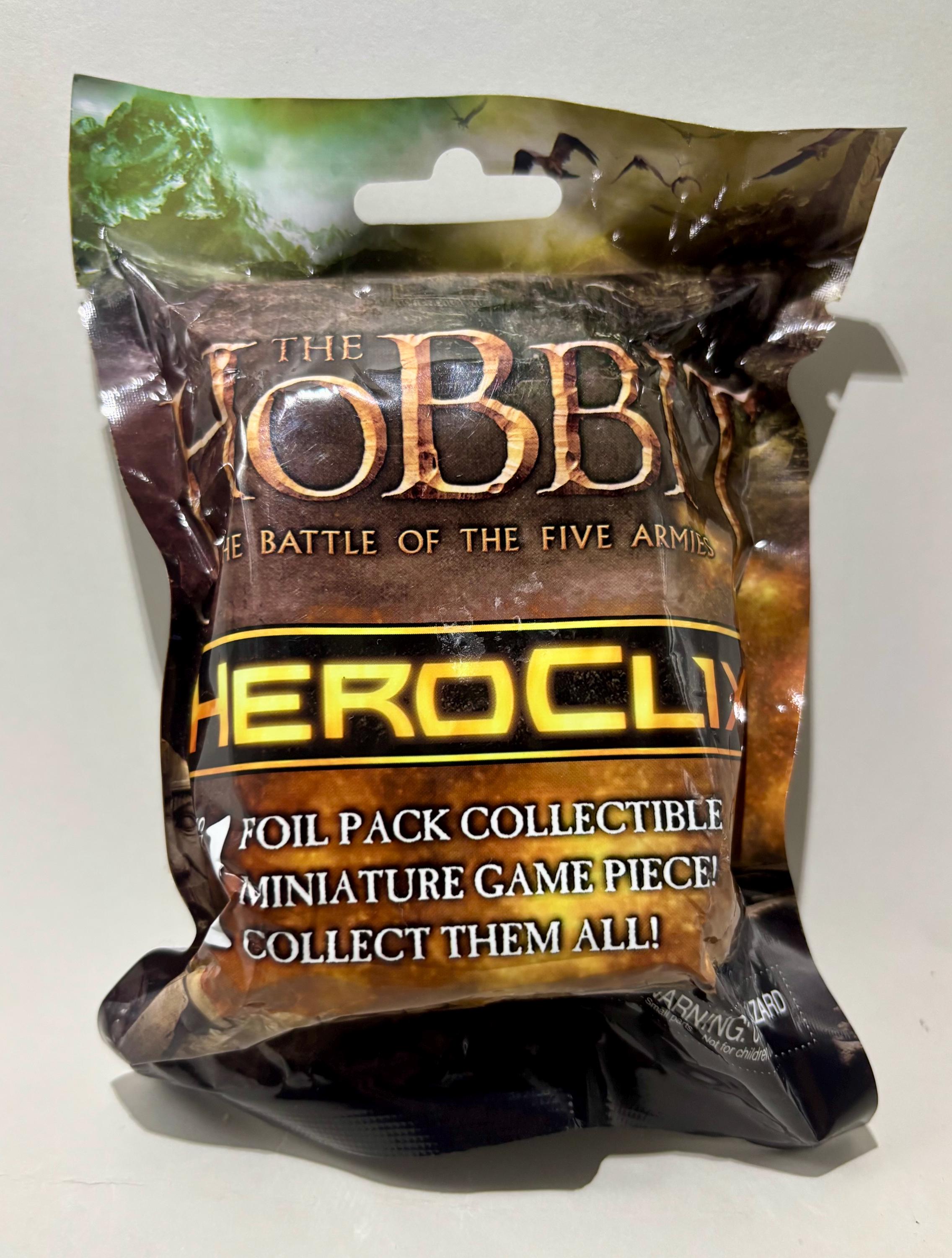 The Hobbit: Battle of the Five Armies HeroClix Blind Foil Pack – Miniature Game Piece, NECA WizKids, 2014