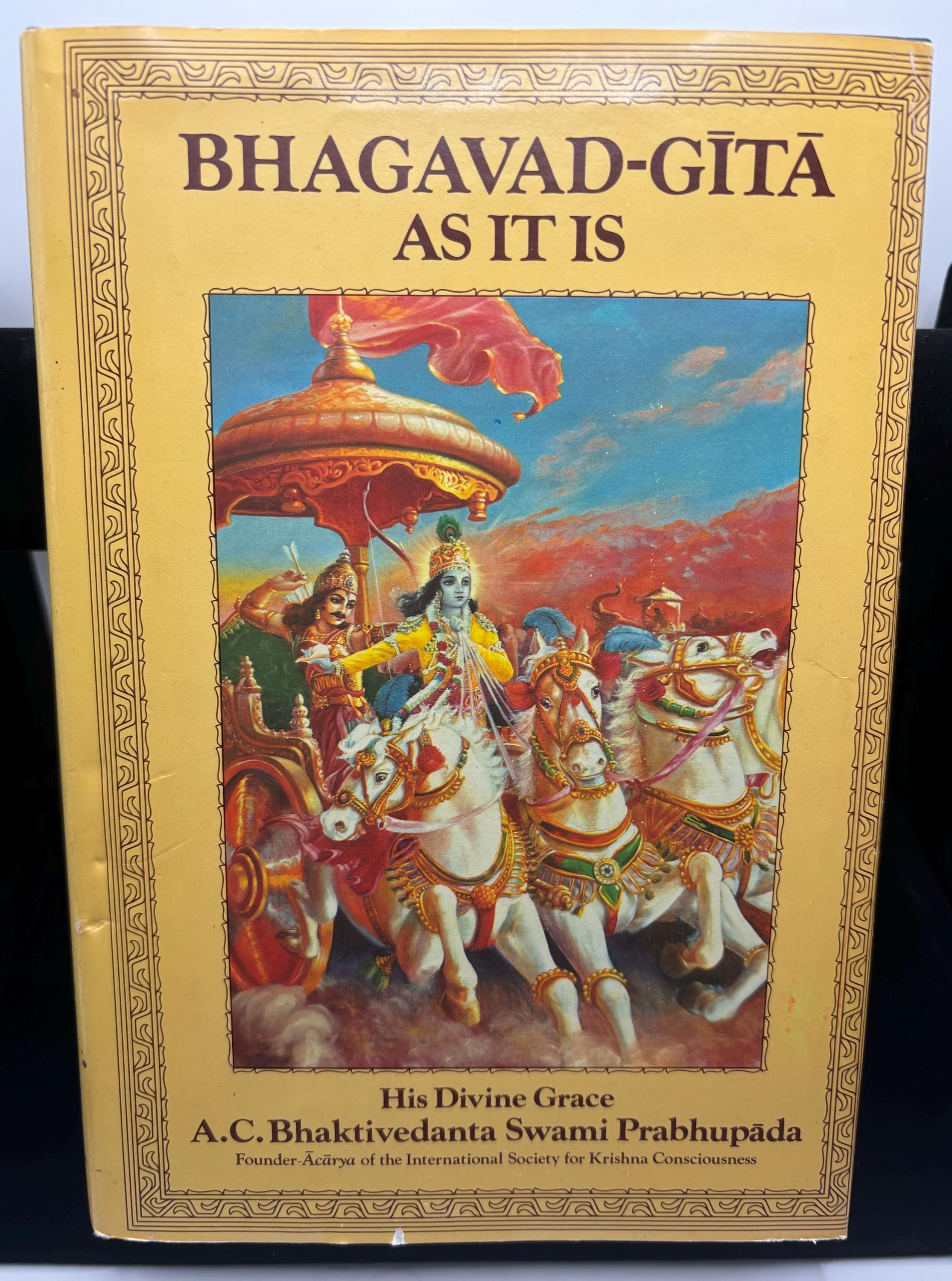 Bhagavad-Gītā As It Is – 1978 Edition, Signed & Inscribed