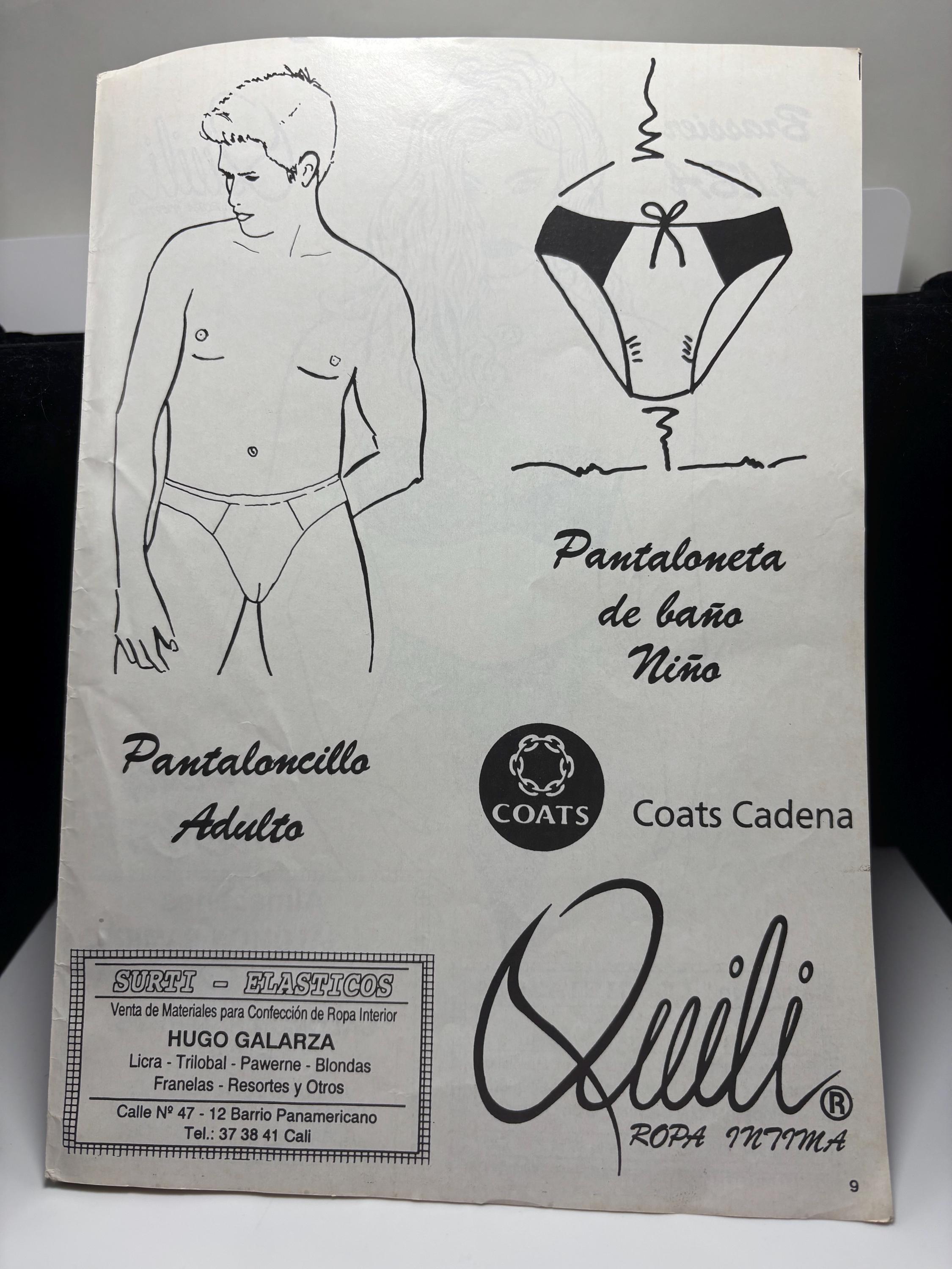 Vintage Quili Ropa Íntima Pattern Booklet Colombia Spanish Lingerie & Swimwear Sewing – Patrones de Costura para Lencería y Trajes de Baño - Thumbnail 3