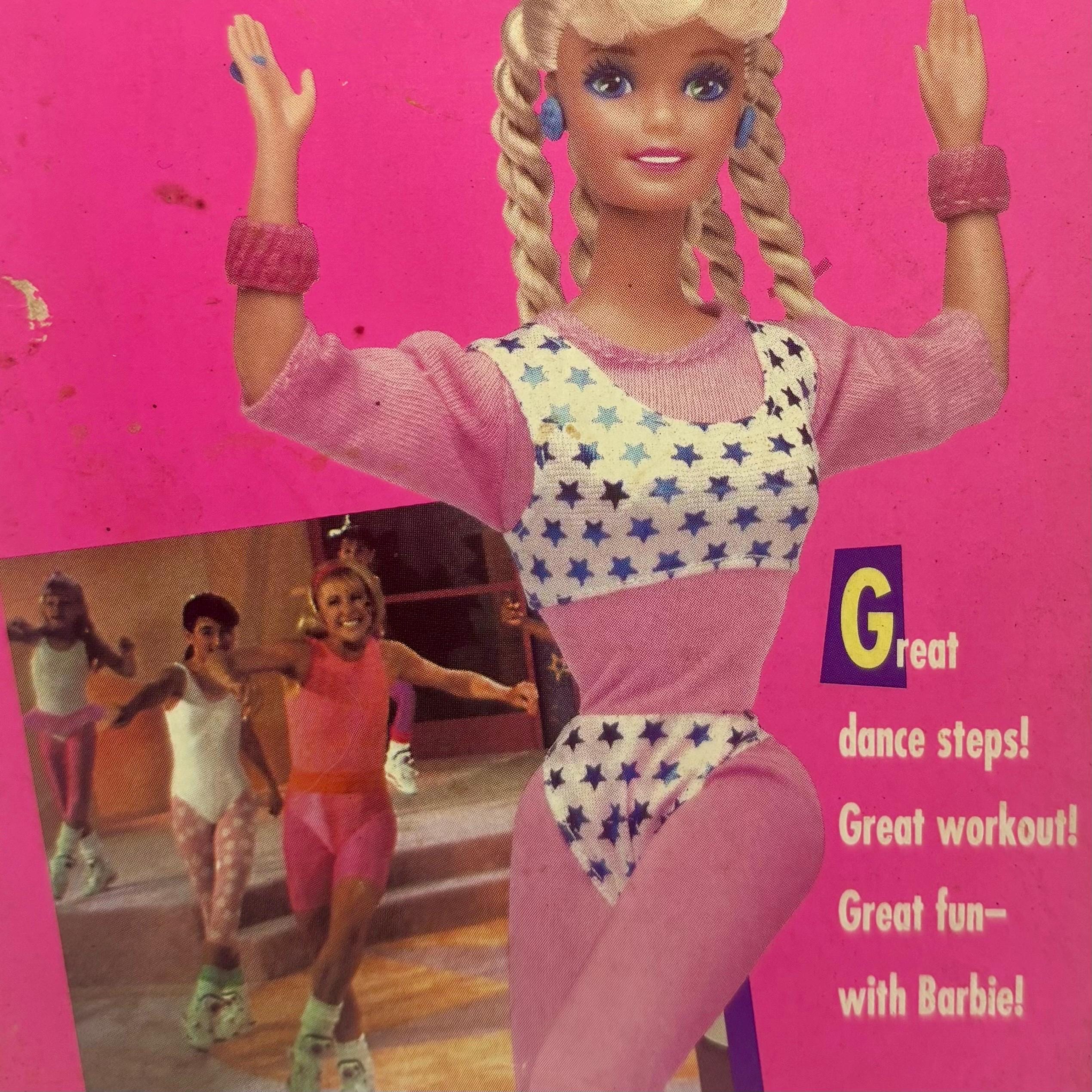 Vintage “Dance! Workout with Barbie” VHS Tape — 1984 Buena Vista Home Video  — Retro 80s Aerobics Nostalgia
