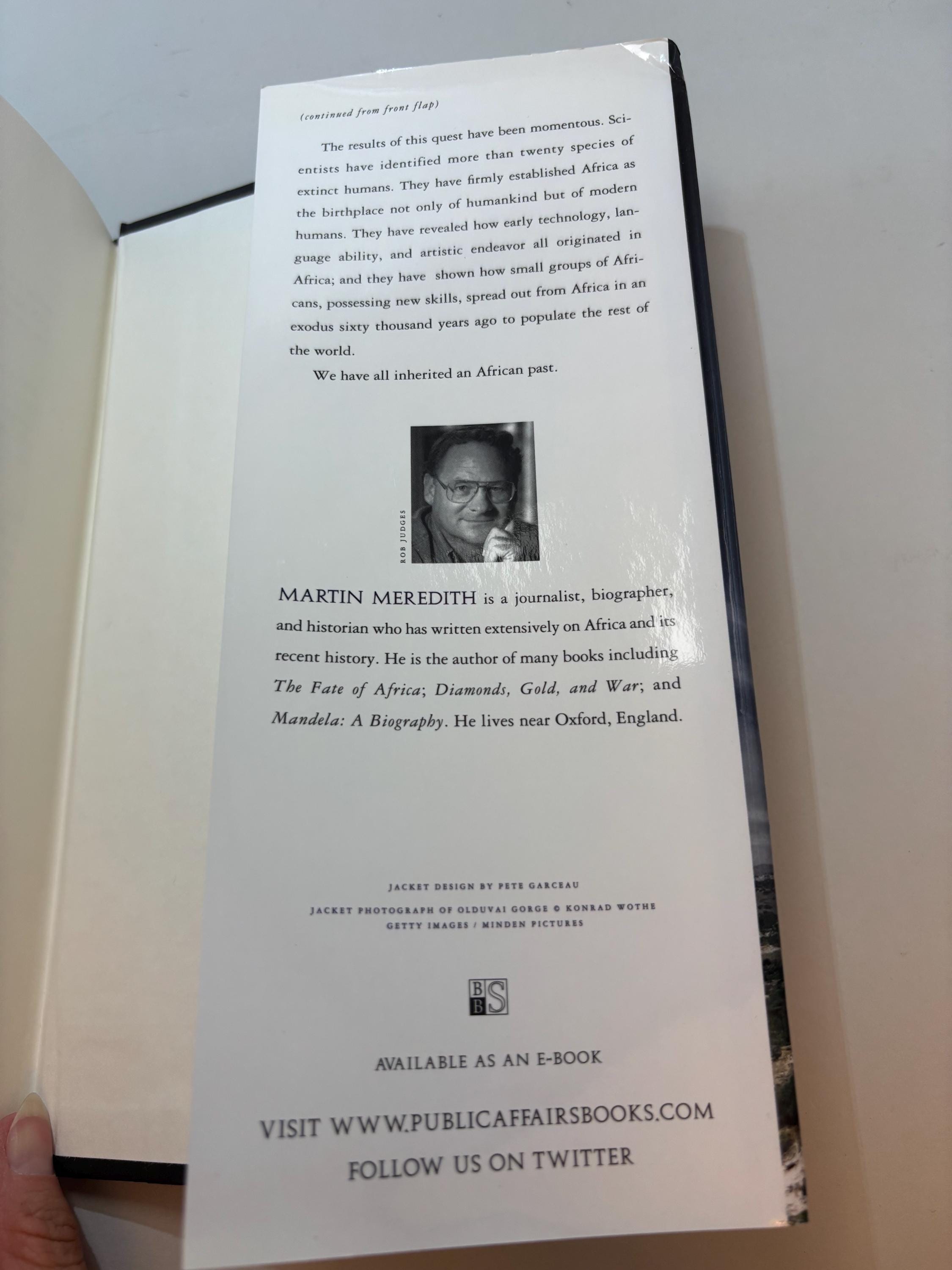 Born in Africa: The Quest for the Origins of Human Life by Martin Meredith – First Edition 2011, Hardcover with Dust Jacket - Thumbnail 4
