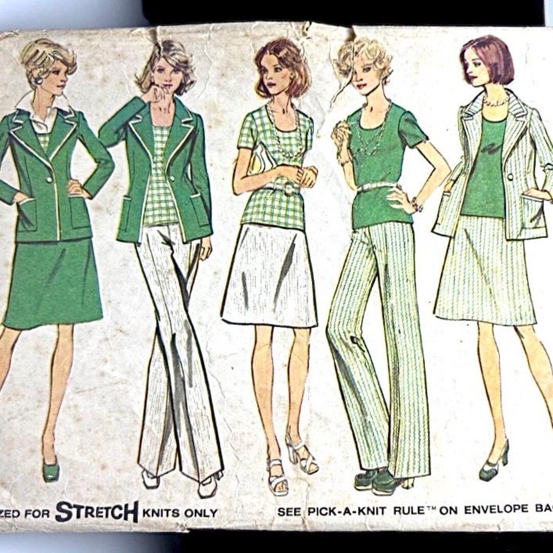 Vintage Simplicity 6235 1970s Women’s Mix-and-match Wardrobe Pattern ...