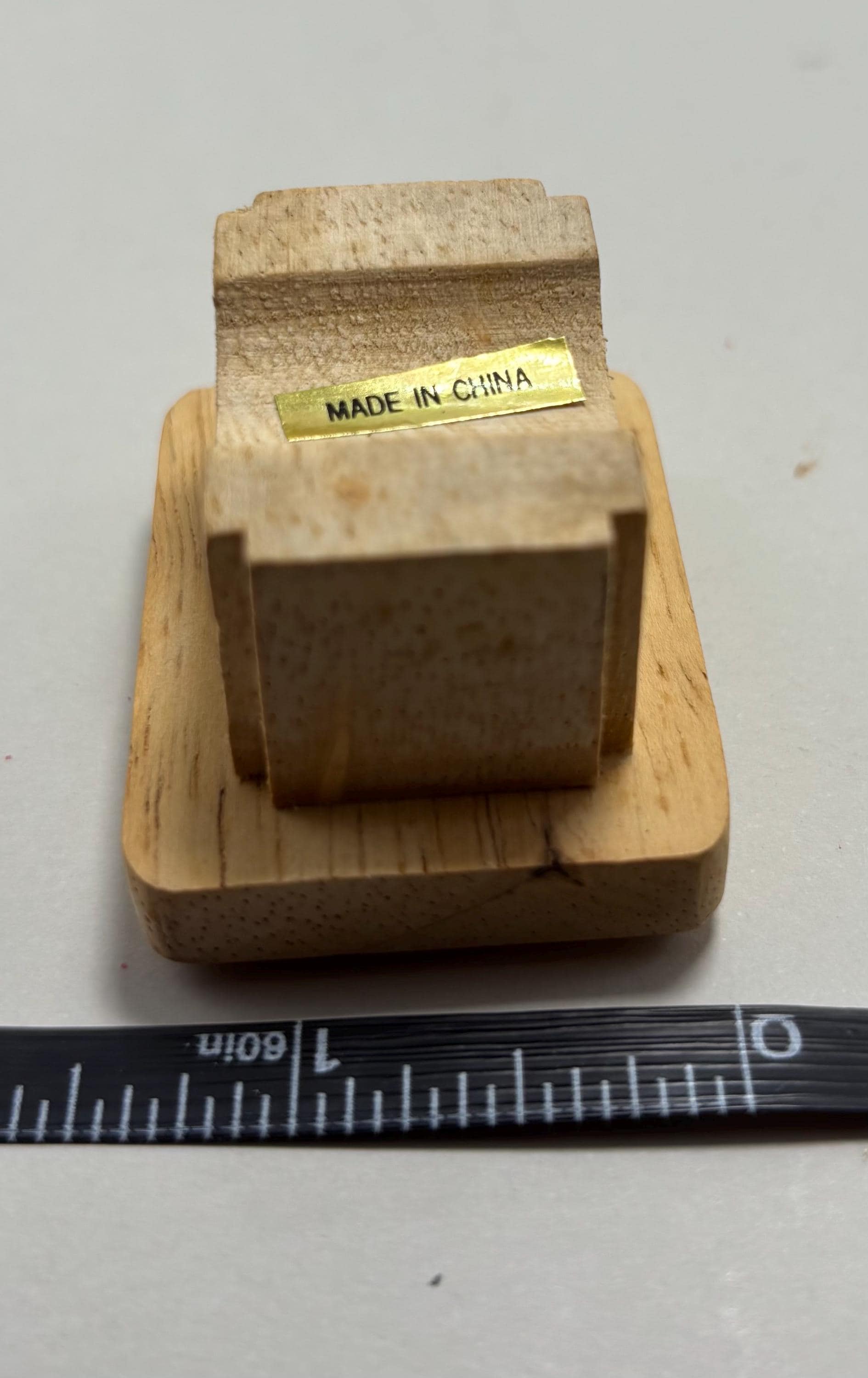 Vintage Miniature Wooden Dollhouse Furniture Set – 2 Chairs + Table – Whimsical  1:12 Scale - Perfect for Crafting, Fairy Homes, or Play - Thumbnail 7