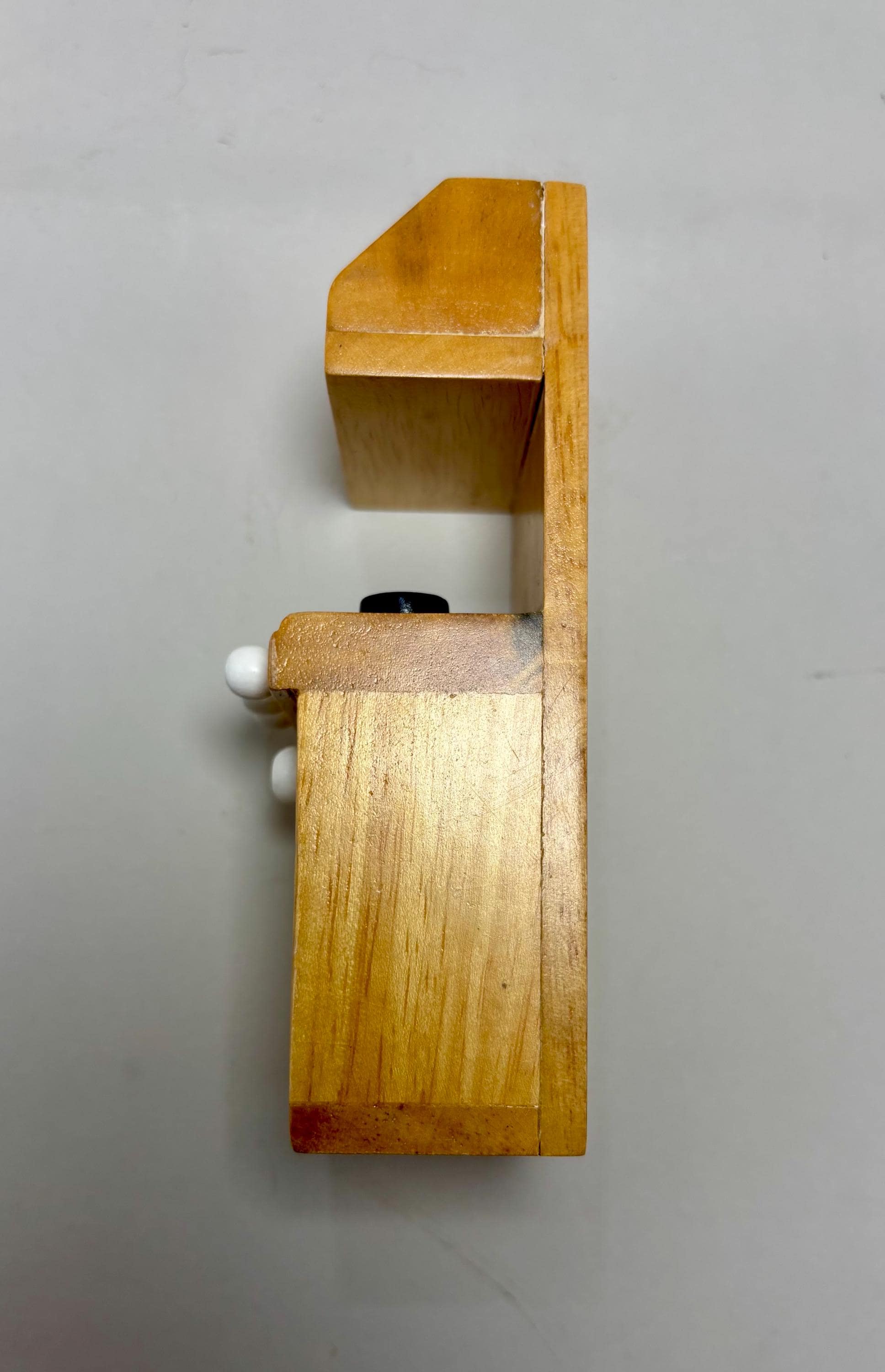 Vintage Wooden Dollhouse Stove – Miniature Kitchen Oven with Painted Burners and Knobs – Made in China – Dollhouse Furniture - Thumbnail 3