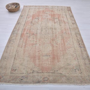 5x9 Rugs, Turkish Rug, Area Rug, 5x9 Vintage Rug, Handmade Rug, 5x9 Turkish Rug, Vintage Rug, Living Room Rug, 5x9 Oushak Rug, Rugs,