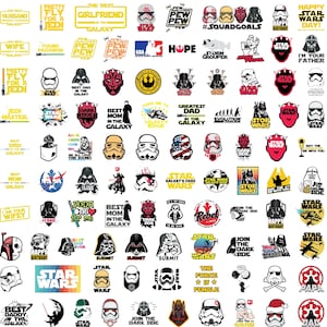 Star Wars Svg Bundle, Star Wars Svg, Star Wars Png, Svg Files For Cricut, Darth Vader Svg, Mandalorian Svg, Star Wars Cricut, Digital Files