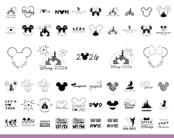 Family Trip 2026 Mega Bundle, Family Vacation SVG PNG for Shirts, Magical Kingdom Designs, Vacay Mode Set, Family Squad Graphics
