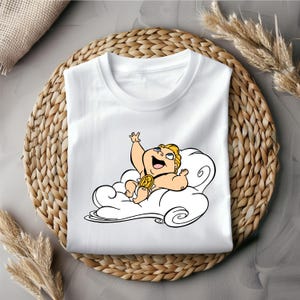 Pacchetto PNG di Baby Hercules, Clipart di Baby Hercules e Pegaso, Disegni per magliette Hades Megara, File di taglio Cricut, Set vettoriale di compleanno, Download immagine 8