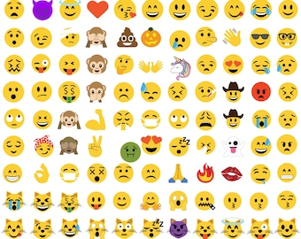 May include: A grid of 144 yellow emoji faces with various expressions, including happy, sad, angry, surprised, and more. The emojis are arranged in a grid pattern.