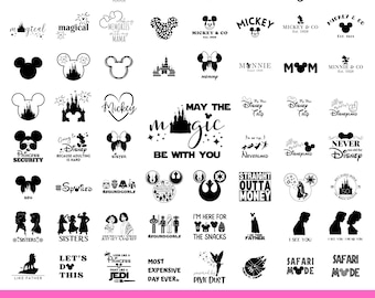 Family Vacation 2026 Mega Bundle, Mickey Minnie SVG Icons, Magical Kingdom Castle Art, Family Trip PNG Designs for Cricut