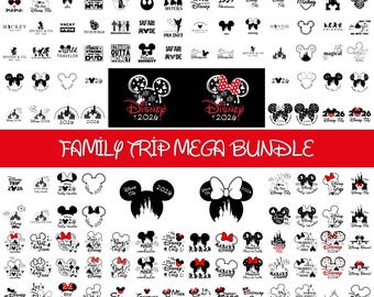 Family Trip 2026 Mega Bundle, Family Vacation 2026 Svg, Magical Kingdom Png, Vacay Mode Png Set, Family Squad Svg, Family Trip Sublimation