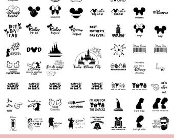 Family Vacation 2026 Mega Bundle, Mickey Minnie Family Icons, Magical Kingdom Designs for Cricut and Silhouette