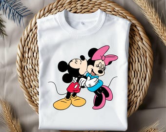Mickey and Minnie clipart, Mickey svg cut files for Cricut,  Mouse SVG, Mickey Valentine, Mickey and Minnie Love Clipart, instant download