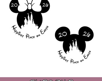 Family Trip 2026 Svg, Happiest Place on Earth Design, Magical Castle Ears Png, Vacation 2026 Sublimation, Family Squad Travel Graphic