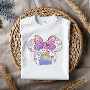 Watercolor Magical Kingdom Png, Mouse Ear Castle Png, Retro Colorful Castle Png, Sublimation Design Png, Magic Kingdom Png, Instant Download