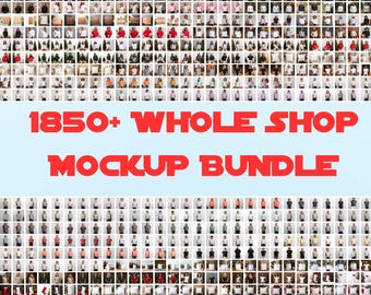 1850+ Whole Shop Mockup Bundle Diversity Mock up Bundle Full-Access Digital Mock Ups Diverse Mock up Bundle Mockup Tshirt mock up bundle